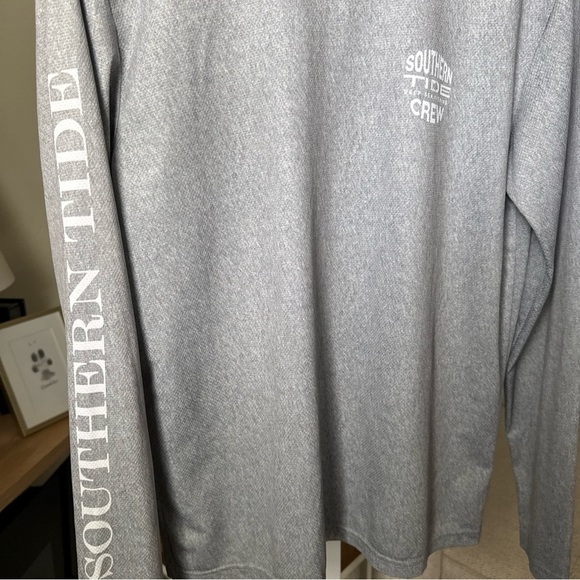 Southern Tide L/S Men’s Grey Activewear Graphic Tee Size S - Picture 6 of 13